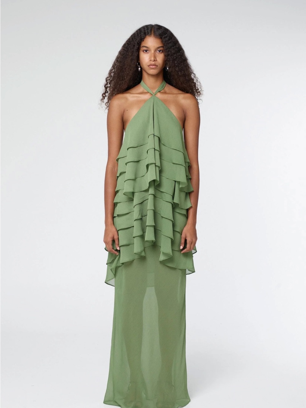 Third form Gaia tiered Maxi Dress